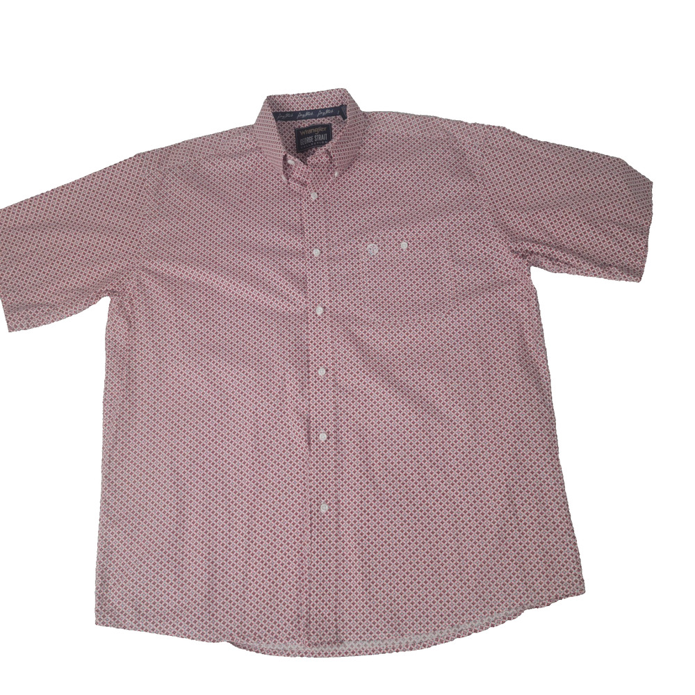 GEORGE STRAIGHT WRANGLER XL SS MEN'S Button Down SHIRT